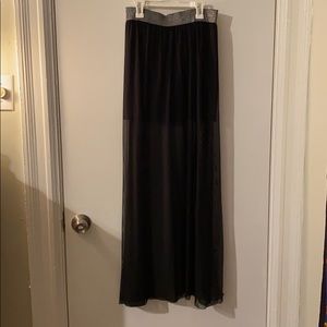 Sheer long skirt
